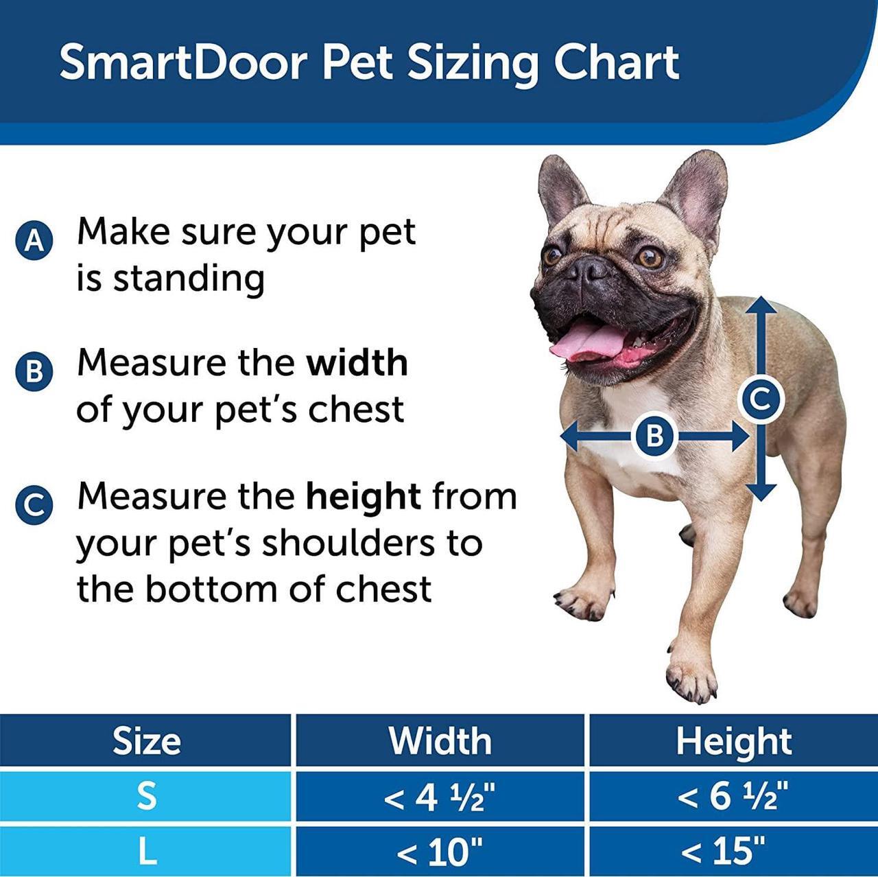 Alt view image 5 of 6 - Electronic SmartDoor - Collar Activated Dog and Cat Door - Large Pets Door with smartkey