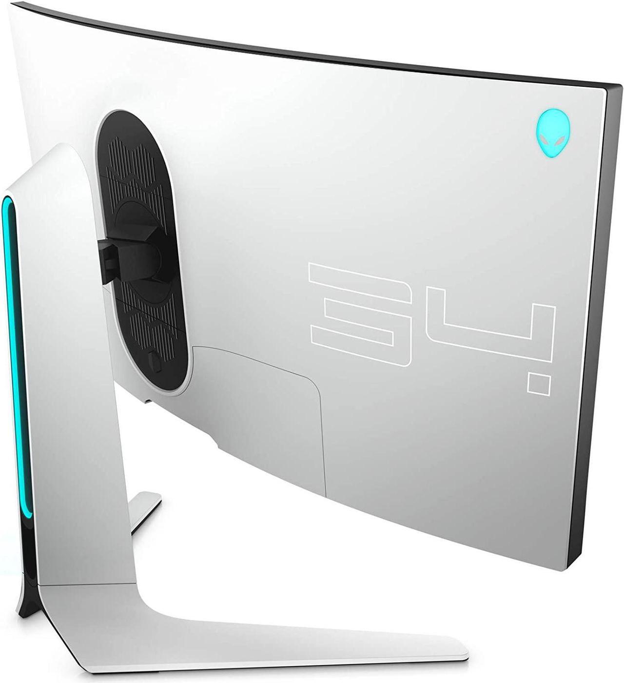 Alt view image 5 of 17 - Alienware 120Hz UltraWide Gaming Monitor 34 Inch Curved Monitor with WQHD (3440 x 1440) Anti-Glare Display, 2ms Response Time, Nvidia G-Sync, Lunar Light