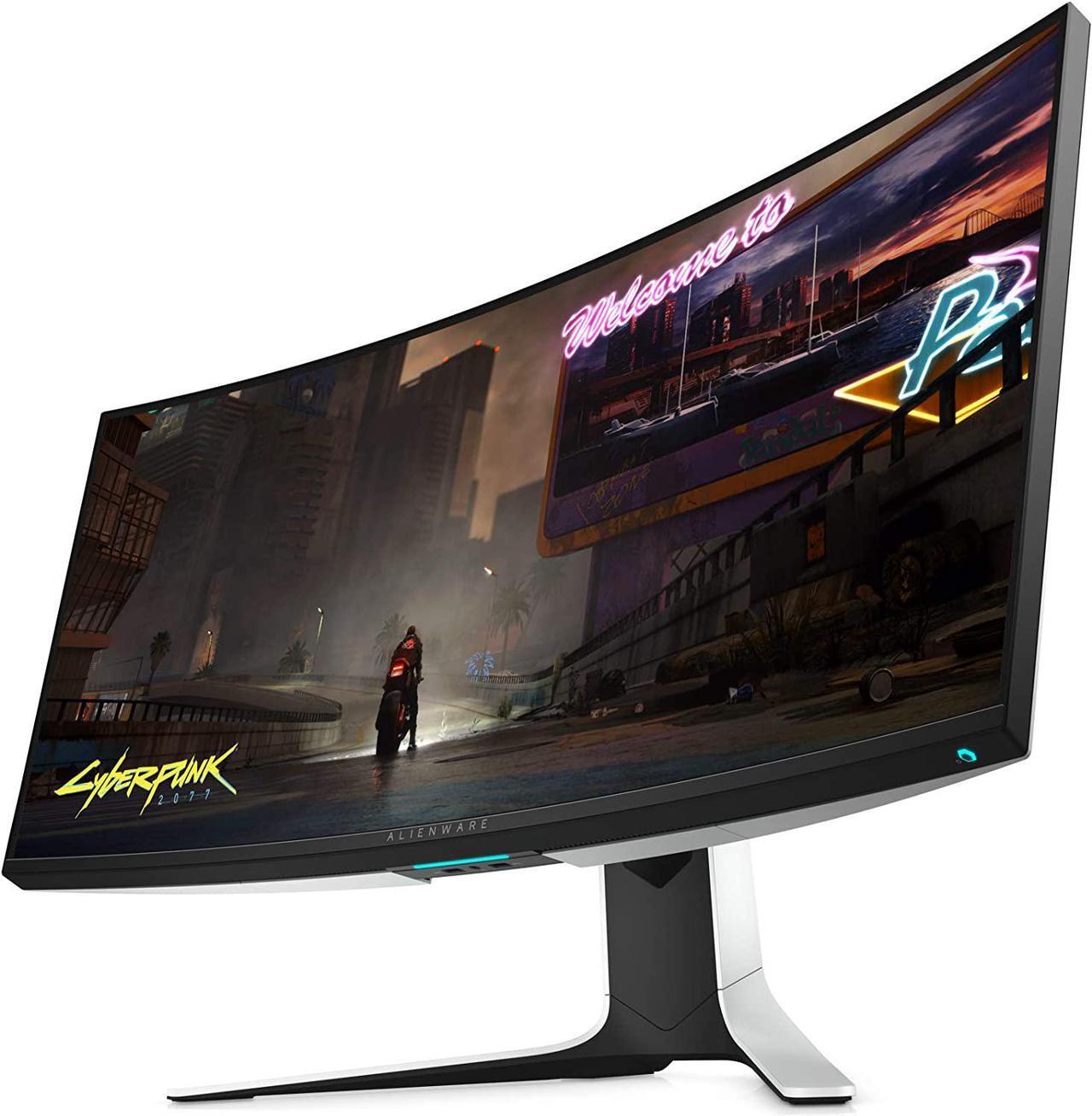 Main image of Alienware 120Hz UltraWide Gaming Monitor 34 Inch Curved Monitor with WQHD (3440 x 1440) Anti-Glare Display, 2ms Response Time, Nvidia G-Sync, Lunar Light