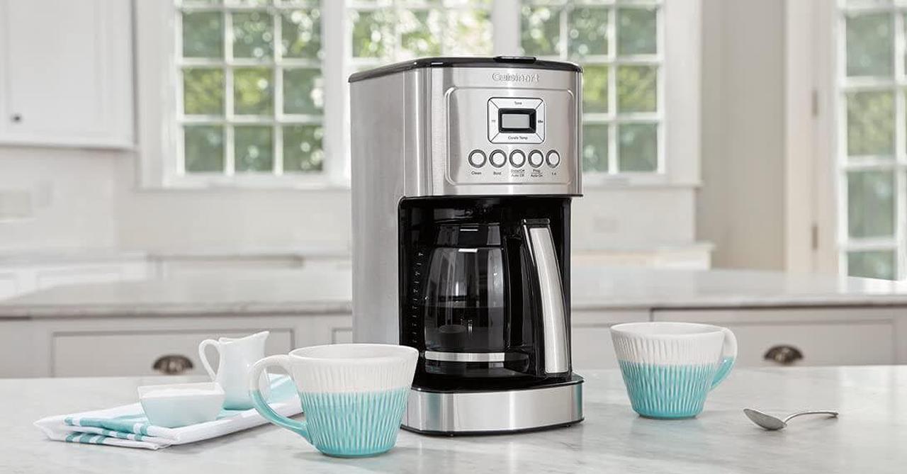 Alt view image 4 of 4 - Cuisinart DCC-3200P1 PerfecTemp 14-Cup Programmable Coffeemaker with Glass Carafe, Fully Automatic Allows for Brew Strength Control and 1-4 Cup Setting, Stainless Steel