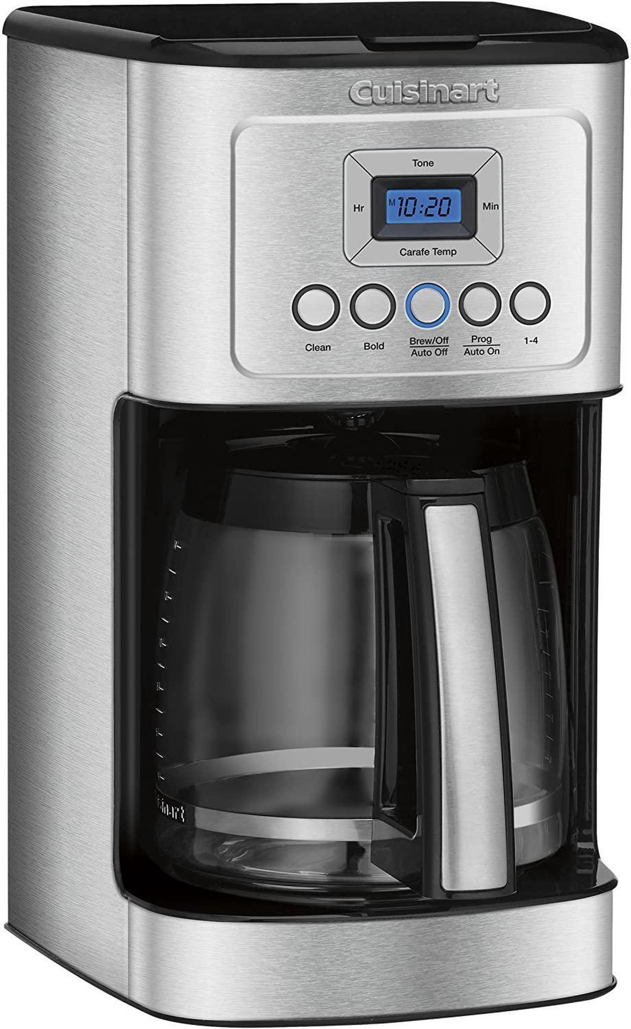 Main image of Cuisinart DCC-3200P1 PerfecTemp 14-Cup Programmable Coffeemaker with Glass Carafe, Fully Automatic Allows for Brew Strength Control and 1-4 Cup Setting, Stainless Steel