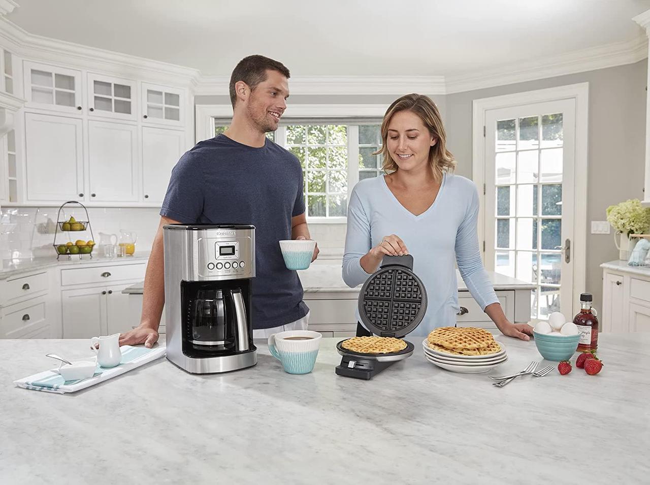 Alt view image 3 of 4 - Cuisinart DCC-3200P1 PerfecTemp 14-Cup Programmable Coffeemaker with Glass Carafe, Fully Automatic Allows for Brew Strength Control and 1-4 Cup Setting, Stainless Steel