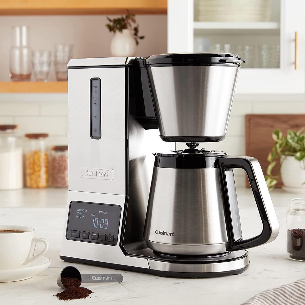 Alt view image 3 of 5 - Cuisinart PurePrecision 8-Cup Pour-Over Coffee Brewer w Thermal Carafe CPO-850