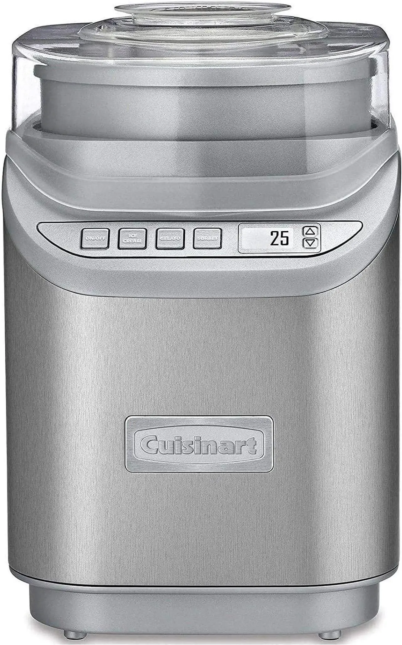 Main image of Cuisinart 2-Quart Cool Creations Ice Cream, Frozen Yogurt, Gelato and Sorbet Maker, LCD Screen with Countdown Timer, Makes Frozen Treats in 20-Minutes or Less, Stainless Steel