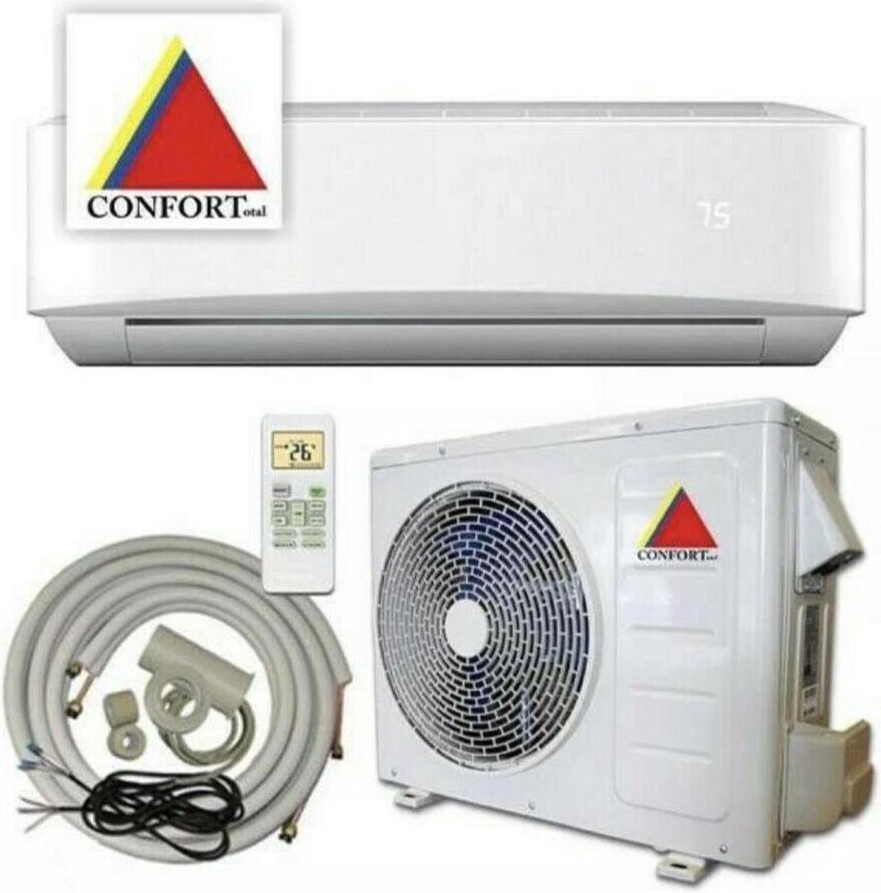 Main image of 12,000 BTU Ductless Air Conditioner, Heat Pump Mini Split 110V 1 Ton With/Kit