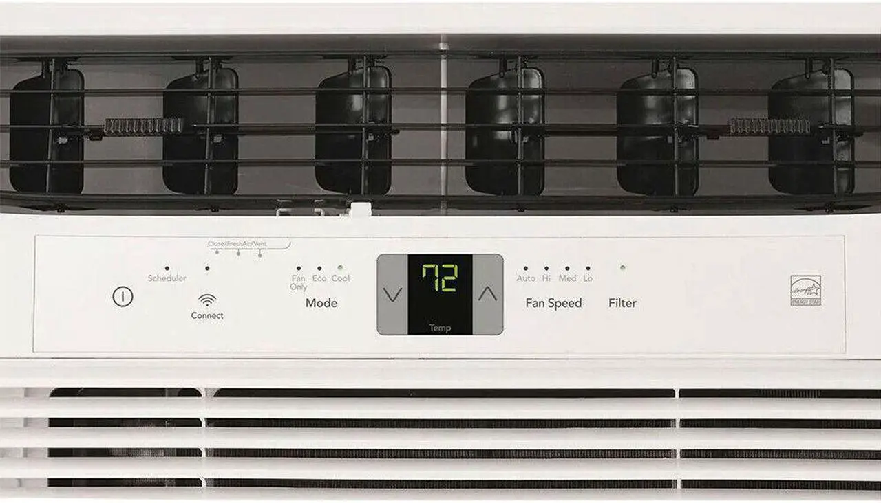 Alt view image 2 of 2 - Frigidaire - 12,000 BTU WiFi Connected Window AC, White