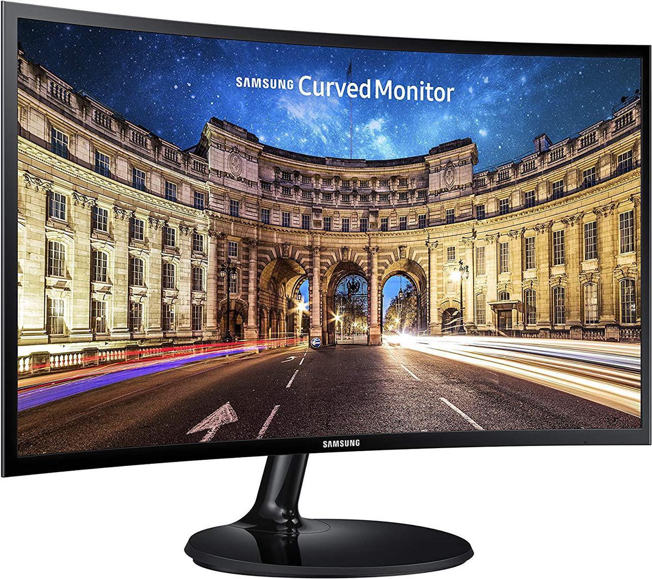 SAMSUNG 24-inch Curved LED Gaming Monitor (Super Slim Design), 60Hz Refresh Rate w/AMD FreeSync Game Mode