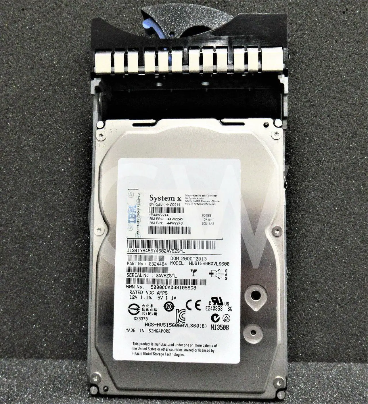 Main image of IBM 44W2244 44W2245 44W2248 600GB 15K RPM 6Gb/s 3.5" SAS HDD Hard Drive