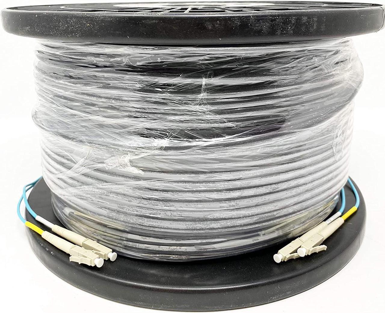 Main image of Direct Burial/Outdoor LC-LC 2-Strand Fiber Optic Cable - OM3 Multimode (50/125) - 100M (328ft)