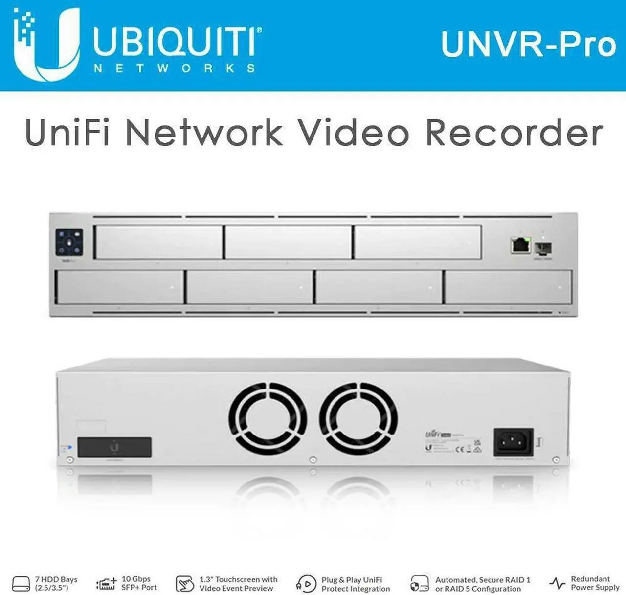 Main image of Ubiquiti Unifi NVR Pro Network Video Recorder UNVR-Pro