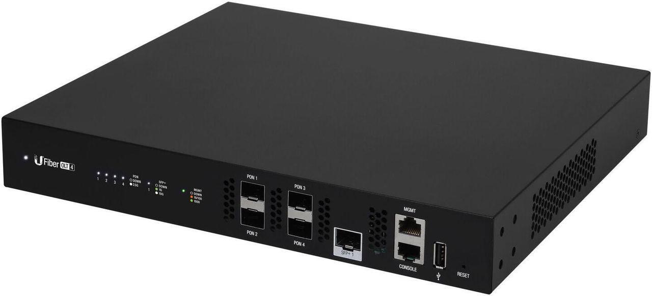 Alt view image 5 of 5 - Ubiquiti U Fiber OLT UF-OLT-4 4-Port GPON Optical Line Terminal with 3 GPON / 1