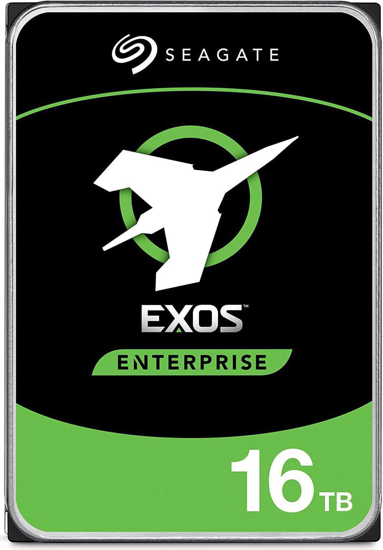 Seagate 16TB HDD Exos X16 7200 RPM 512e/4Kn SATA 6Gb/s 256MB Cache 3.5-Inch Enterprise Hard Drive