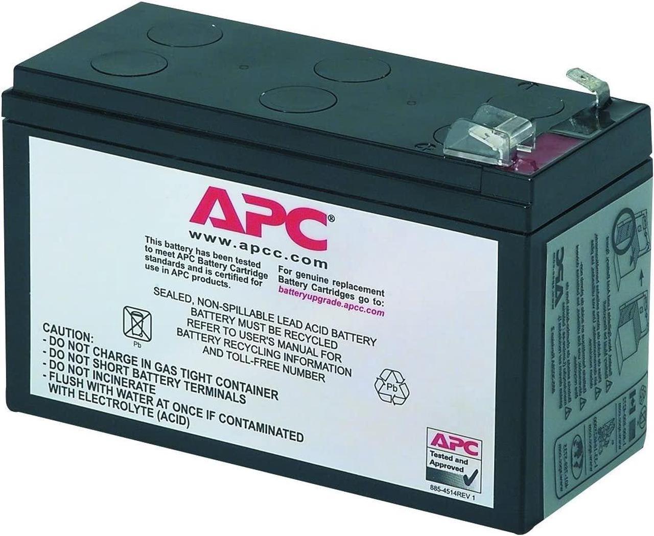 APC UPS Battery Replacement RBC17 for APC Models BE650G1, BE750G, BR700G, BE850M2, BE850G2, BX850M, BE650G, BN600, BN700MC, BN900M