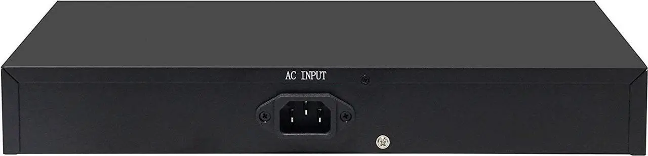 Alt view image 3 of 4 - 26 Port PoE Switch, 24 Port 10/100Mbps PoE+ Network Switch, Ethernet Switch Unmanaged with 2 Gigabit Uplink Ports, Up to 30W Per Port, High Power Total Budget 300W, 803.af/at Compliant, Rack Mount