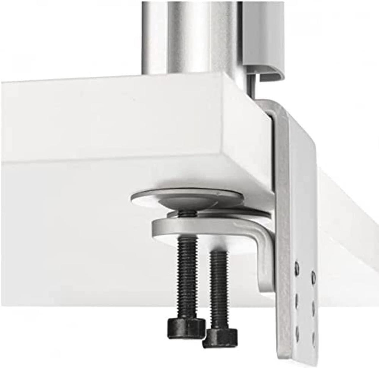 Alt view image 3 of 3 - Dual Stack Heavy Monitor Desk Mount - Flat and Curved up to 49'' - VESA 75x75, 100x100 - Tool-Free Adjustable Monitor Height, tilt, pan - Quick Display Release Compatible w/ Samsung CHG90 and CRG9