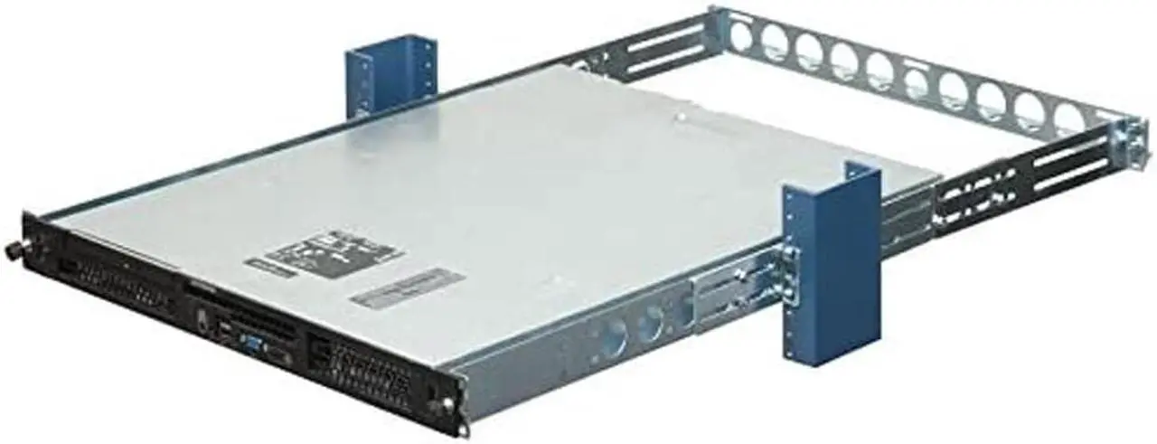 Alt view image 2 of 3 - 1U 2-Post Universal Rack Mount Rail Kit for All Servers with Cable Management Bar - Dell HP IBM Lenovo