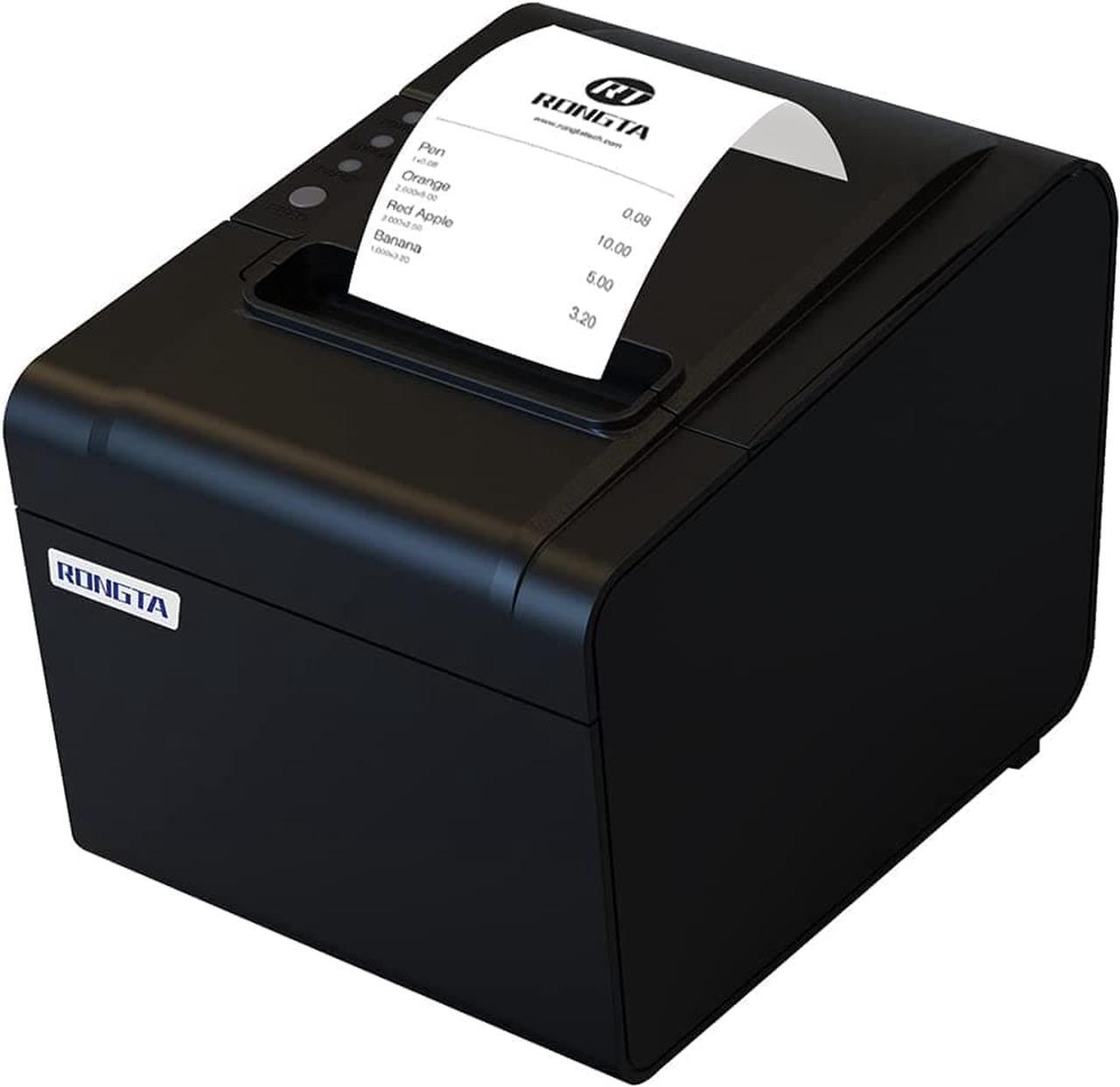Main image of POS Printer, 80mm USB Thermal Receipt Printer, Restaurant Kitchen Printer with Auto Cutter Support Cash Drawer,USB Serial Ethernet Interface Optional for Windows/Mac/Linux (RP326)