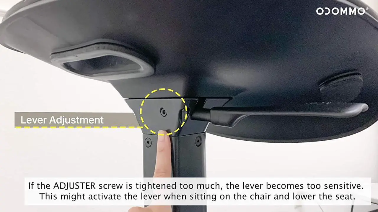 Alt view image 6 of 6 - Standing Desk Chair with Adjustable Height and Anti-Fatigue Mat for Standing, Leaning, Perching, and Sitting, Ergonomic Stool for Support, Standup Leaning Chair for Standing Desk
