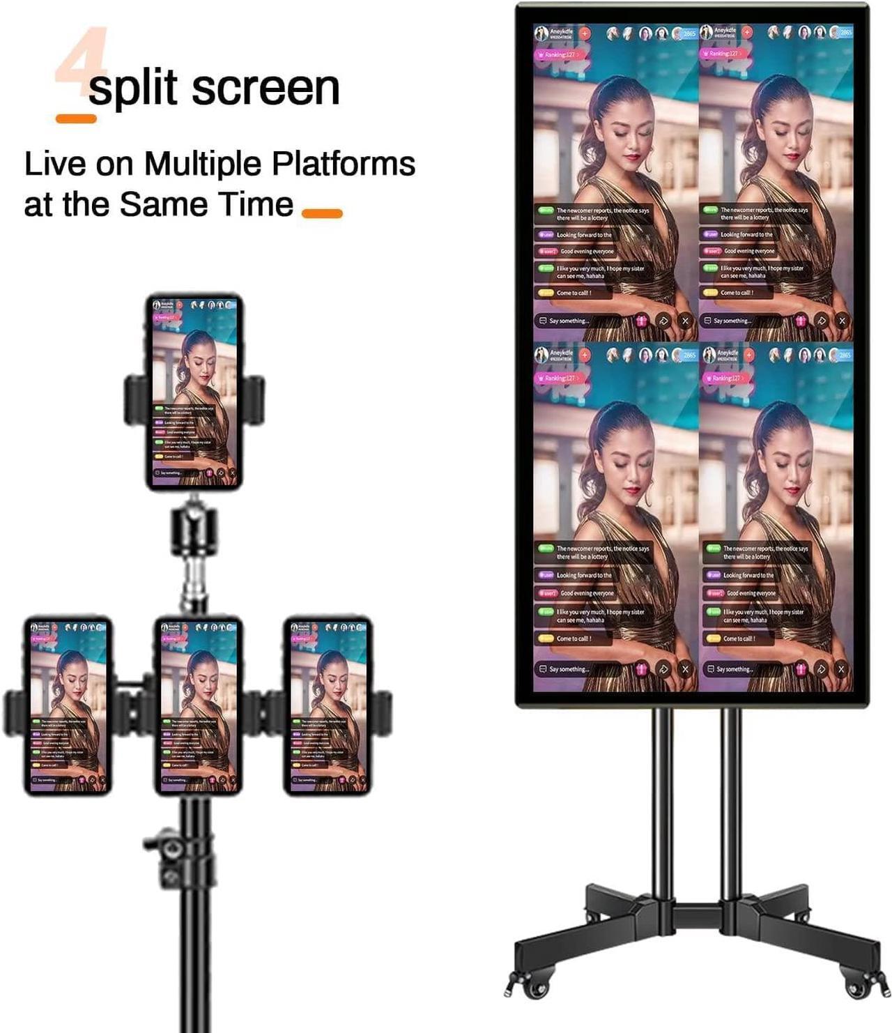 Alt view image 7 of 7 - Smart Board, 49 Inch Digital Electronic Whiteboard and Smartboard for Classroom, Screen Mirroring from for Live Streaming, Digital Signage Displays and Player for Advertising(Board Only)