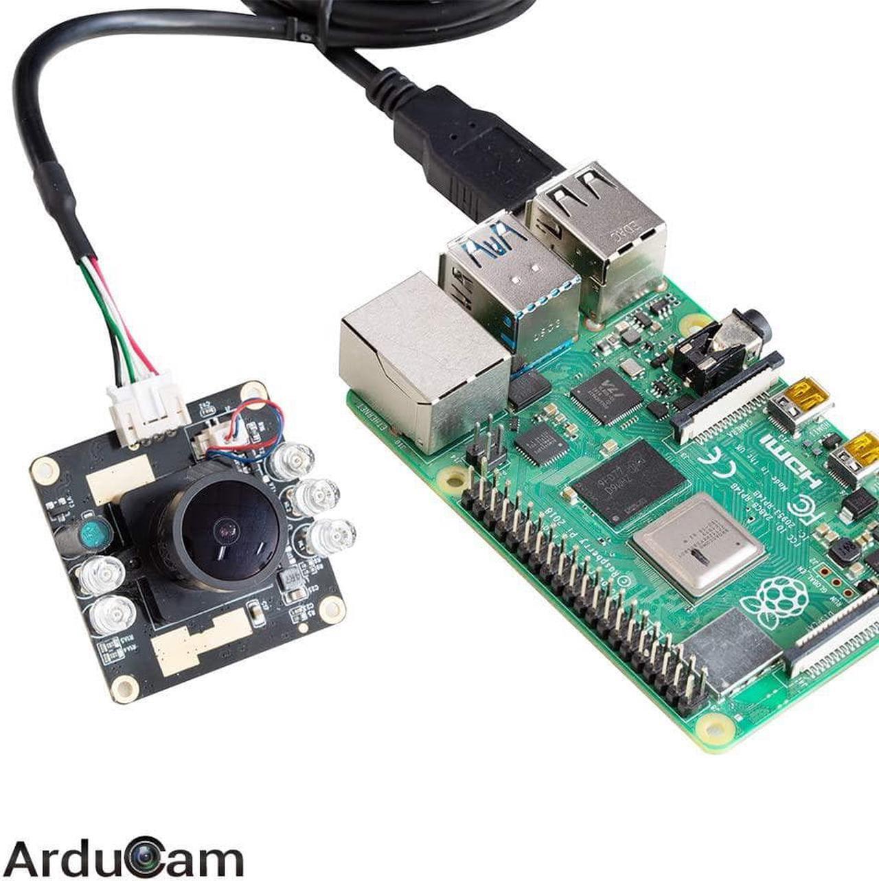 Alt view image 5 of 6 - 1080P Day & Night Vision USB Camera for Computer, 2MP Automatic IR-Cut Switching All-Day Image USB2.0 Webcam Board with IR LEDs for Windows, Linux, Android and Mac OS