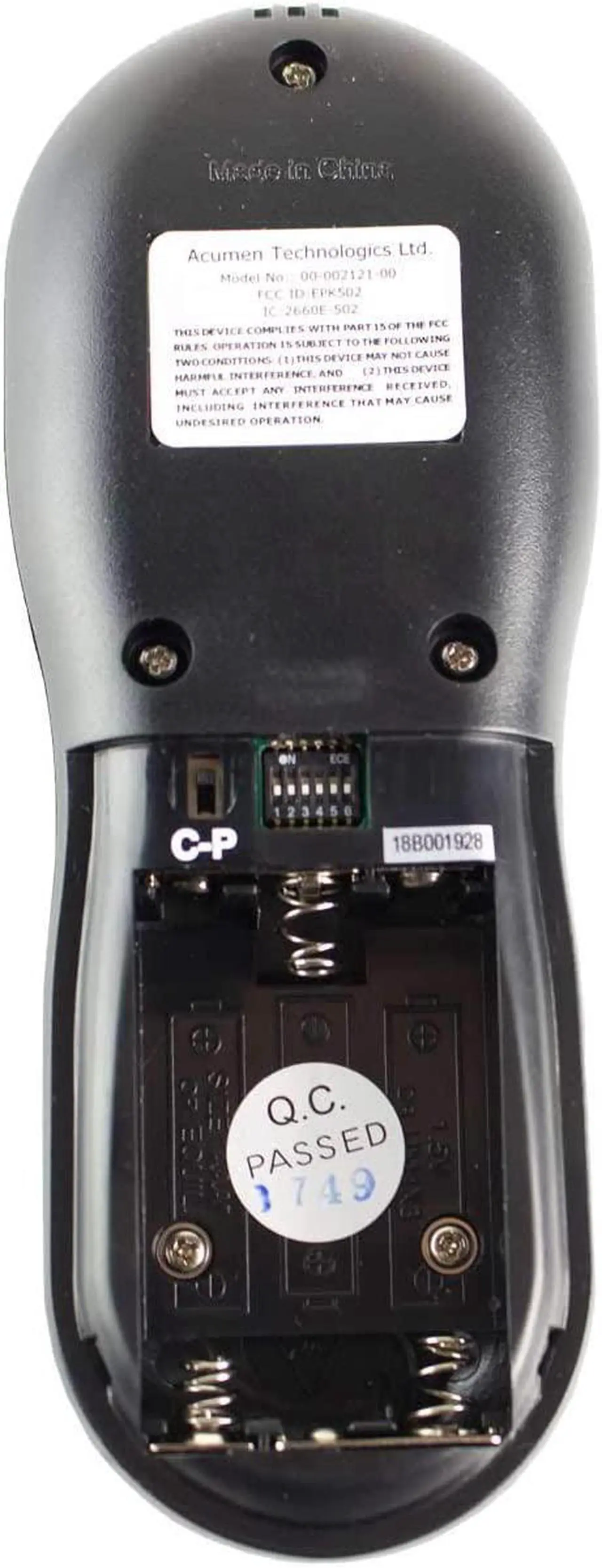 Alt view image 3 of 6 - Acumen On/Off Fireplace Remote Control with 9-Foot Wires (RCK-IW)