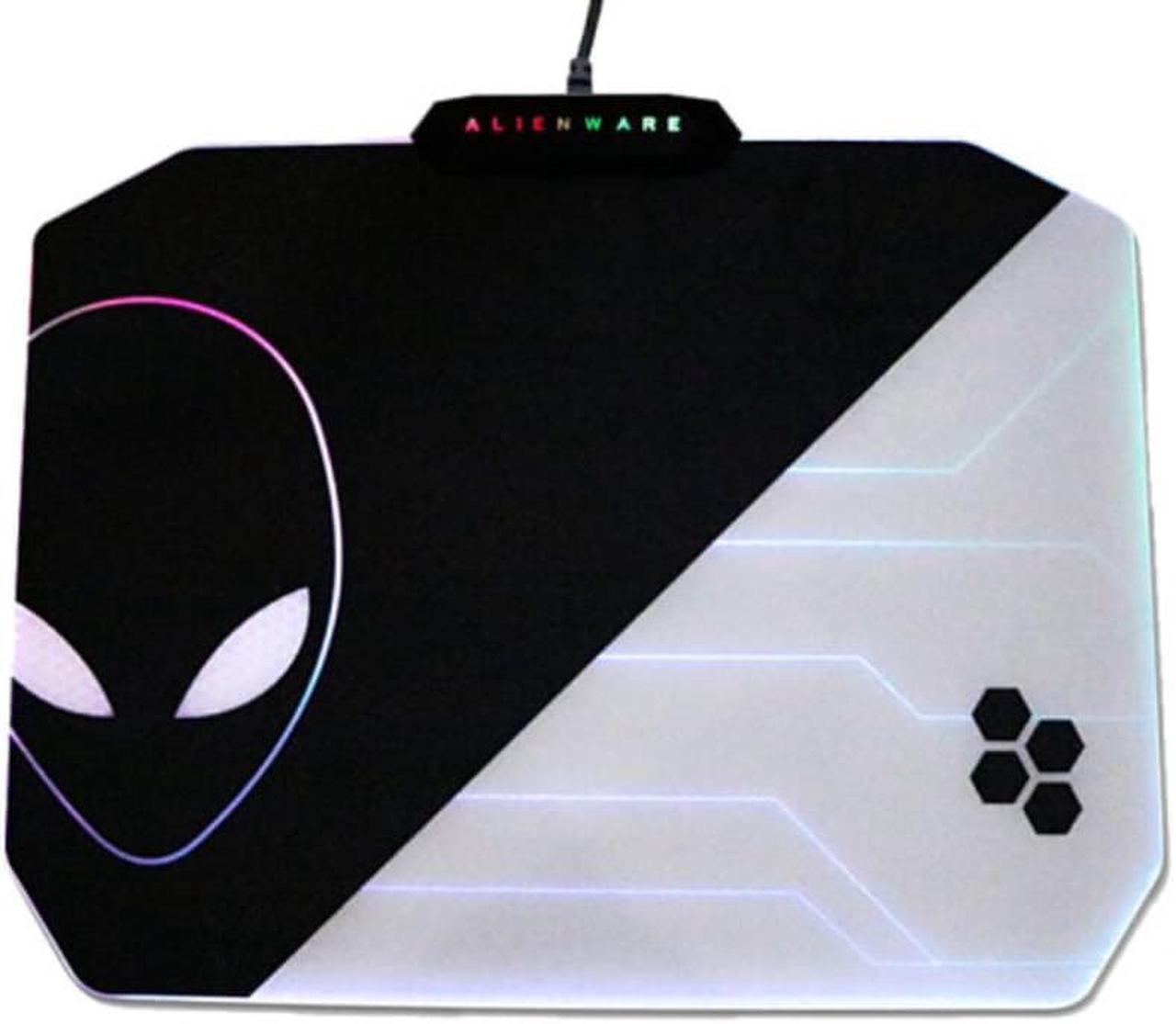 Alienware gaming Metal mouse pad Aluminum Alloy resin mouse pad custom version 7 color phantom luminous resin pad - 14.37 X 10.4 inch