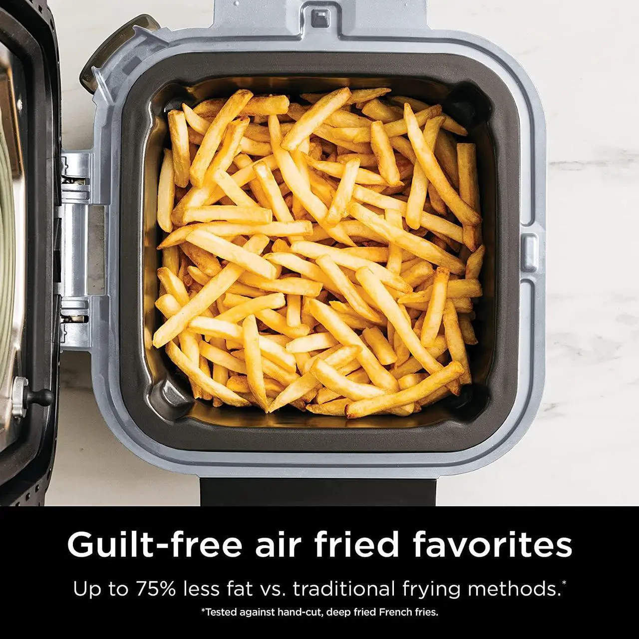 Alt view image 6 of 7 - Ninja Speedi Rapid Cooker & Air Fryer, 6-Quart Capacity, 12-in-1 Functions to Steam, Bake, Roast, Sear, Sauté, Slow Cook, Sous Vide & More, 15-Minute Speedi Meals All In One Pot, Sea Salt Gray