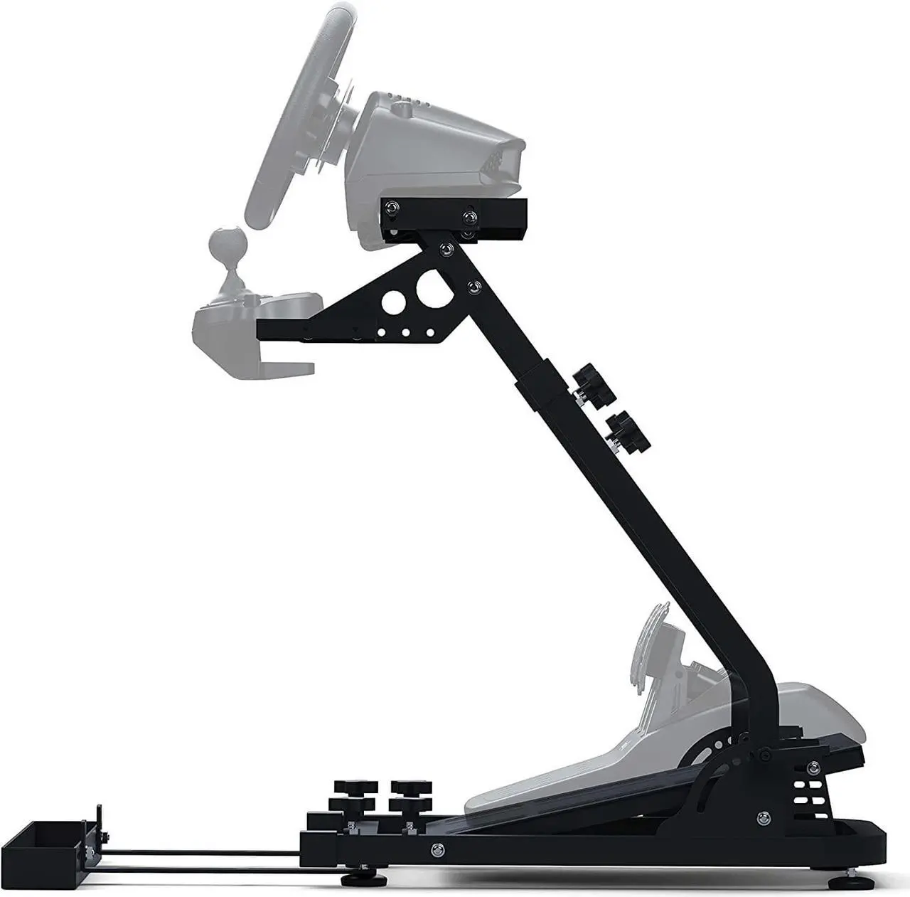 Alt view image 2 of 6 - GT OMEGA Classic Wheel Stand Steering Wheel Stand for Logitech Steering Wheel G923, Logitech G29, Logitech G920 with Chair Link - Thrustmaster T300, T500 TX & TH8A - PS4 Xbox
