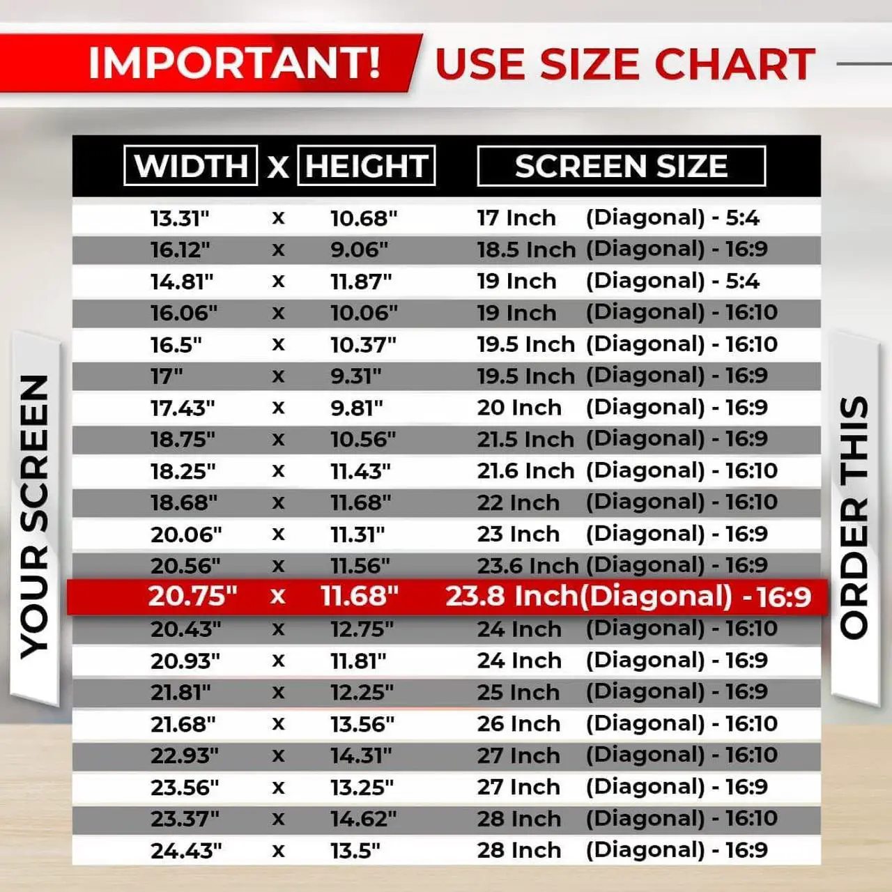 Alt view image 3 of 7 - 23.8 Inch Computer Privacy Screen Filter for 16:9 Widescreen Monitor - Privacy Shield and Anti-Glare Protector