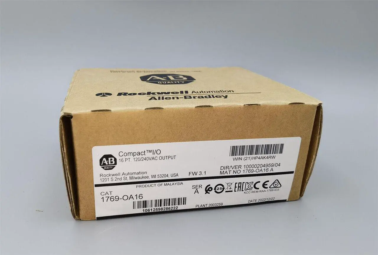 Main image of Allen Bradley 1769-OA16 /A CompactLogix 16 Pt 240VAC D/O Module New Sealed