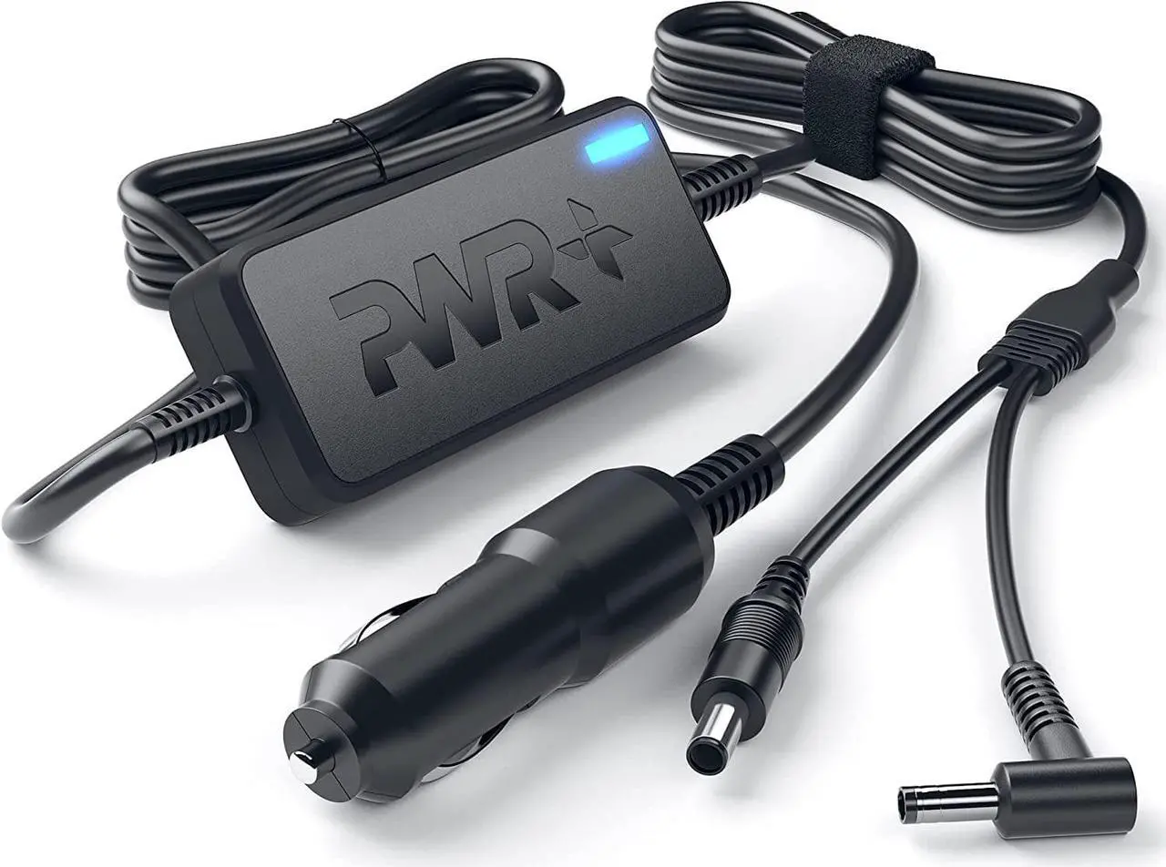 Main image of CAR Charger for Dell Latitude Laptop: Compatible with 7480 E5450 E5470 E5570 E6400 E6410 E6420 E6430 E7440 E7450 E7470 5480 5580 D630 D09RM 28F6C H536T ADP-90ND CD90V190-00 Replacement