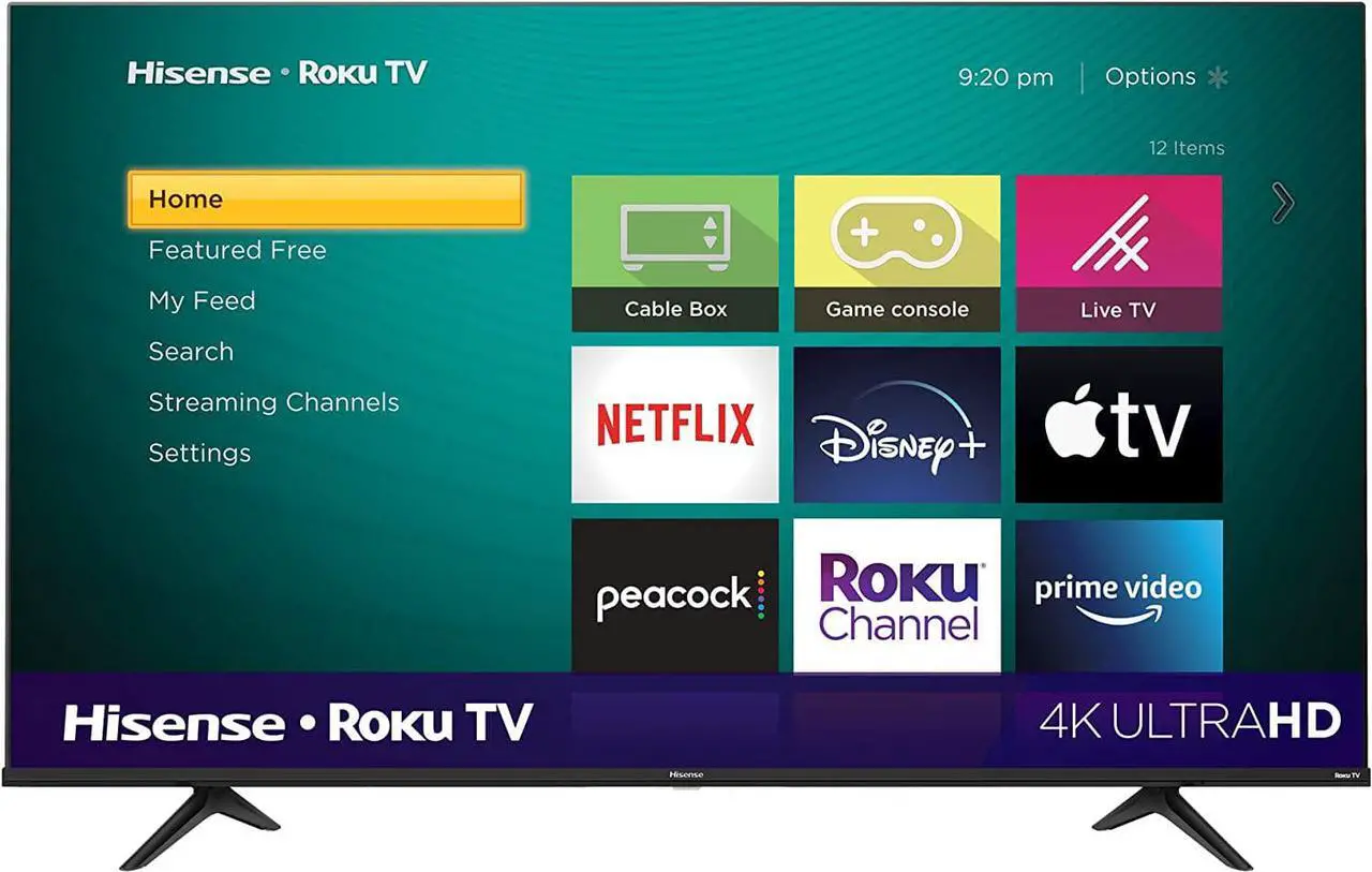 Main image of Hisense 65-Inch Class R6 Series Dolby Vision HDR 4K UHD Roku Smart TV with Alexa Compatibility ,Black