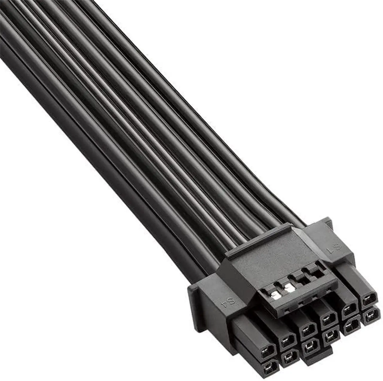 Main image of CableMod Basics C-Series 12VHPWR PCI-e Cable for Corsair (Black, 16-pin to Quad 8-pin, 60cm)