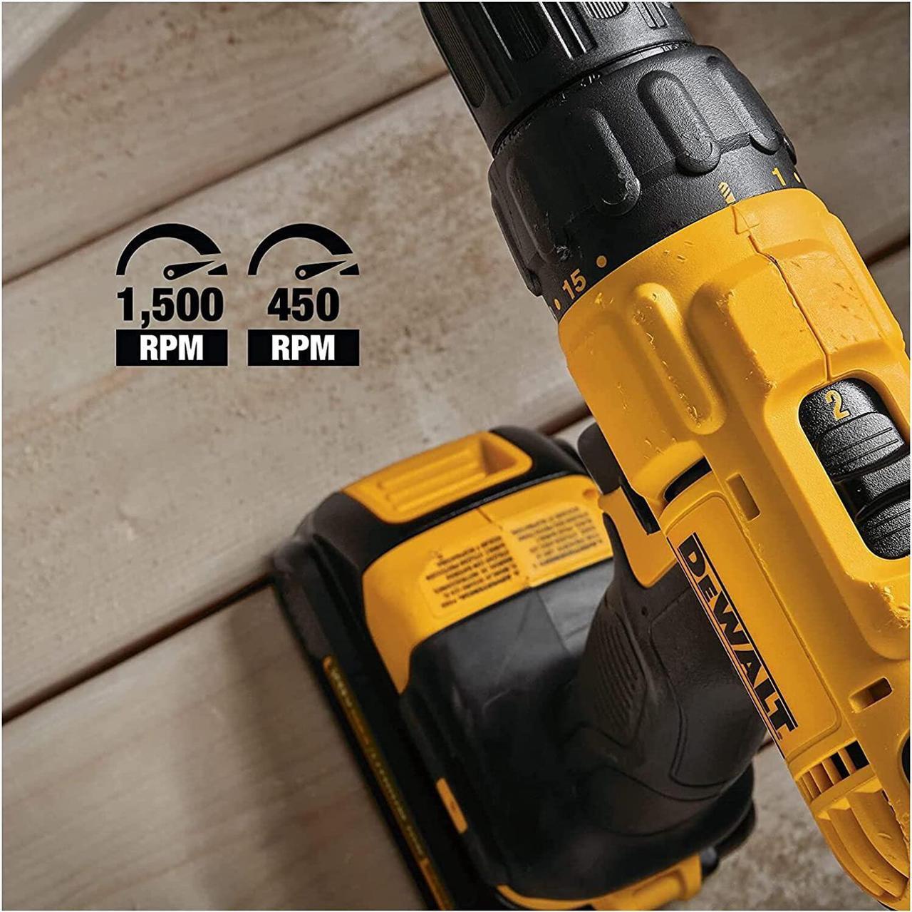Alt view image 4 of 7 - DEWALT 20V MAX Cordless Drill and Impact Driver, Power Tool Combo Kit with 2 Batteries and Charger