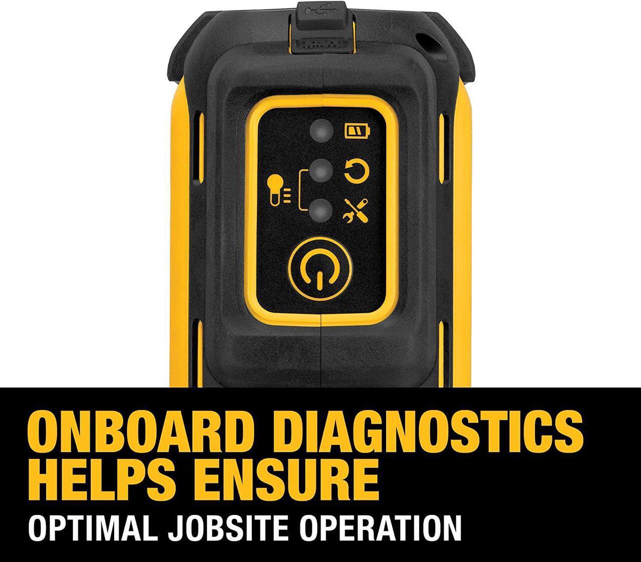 Alt view image 6 of 7 - DEWALT 20V Pro Press Tool For Copper Pipe and Stainless Steel Pipes, Plumbing, ½-1 ¼, Includes Crimping Head, 2 Batteries and Charger Included