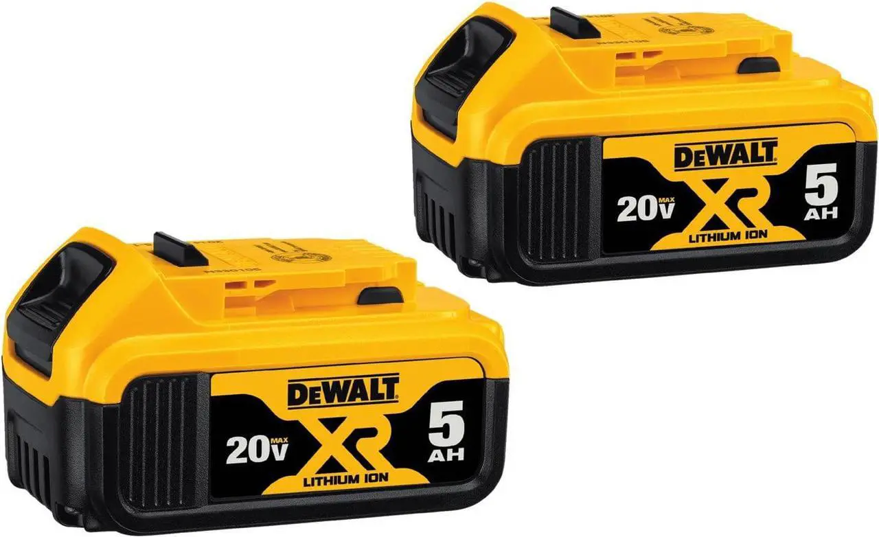 Main image of DEWALT 20V MAX XR Battery, 5 Ah, 2-Pack