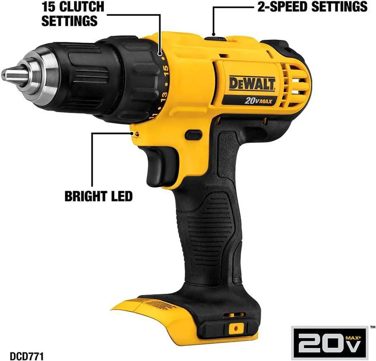 Alt view image 2 of 7 - DEWALT 20V MAX Power Tool Combo Kit, 6-Tool Cordless Power Tool Set with Battery and Charger