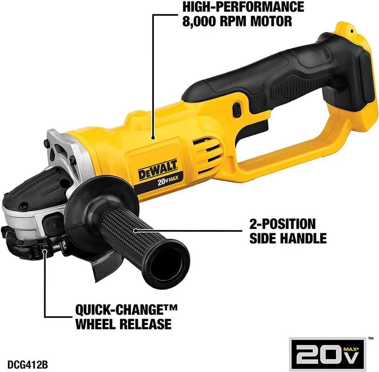 Alt view image 6 of 7 - DEWALT 20V MAX Power Tool Combo Kit, 6-Tool Cordless Power Tool Set with Battery and Charger