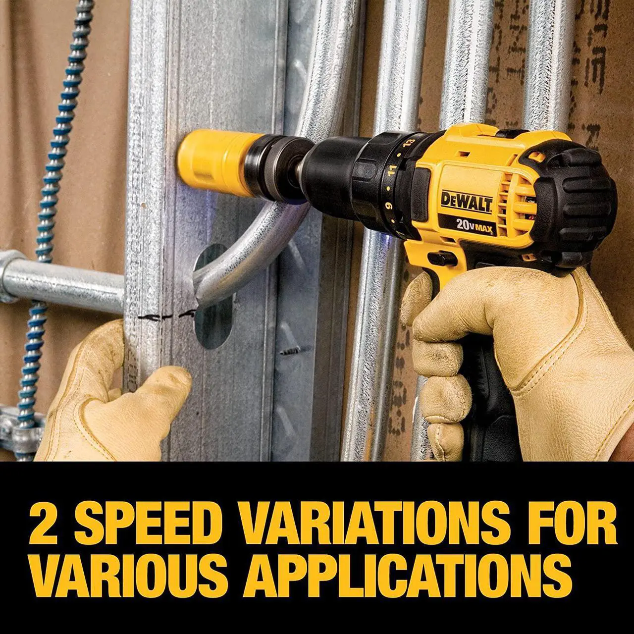 Alt view image 6 of 7 - DEWALT 20V MAX Power Tool Combo Kit, 4-Tool Cordless Power Tool Set with 2 Batteries and Charger