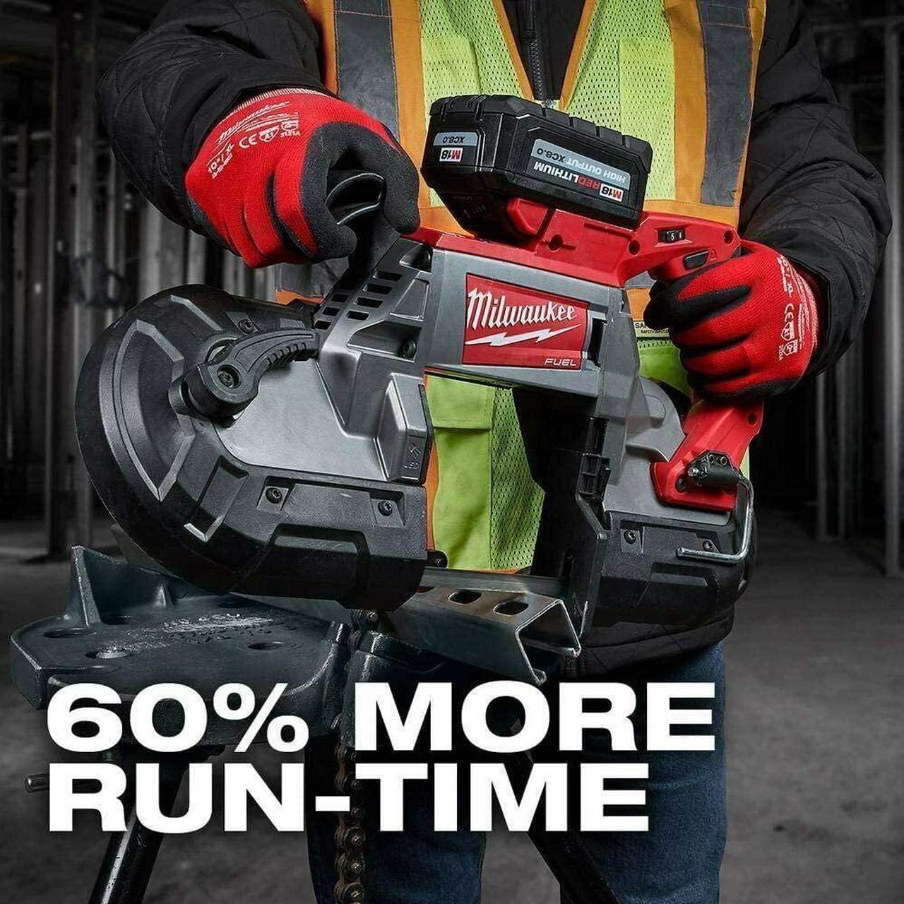 Alt view image 3 of 4 - Milwaukee 48-59-1880 M18 REDLITHIUM HIGH OUTPUT XC 8 Ah Lithium-Ion Battery and M18 /M12 Charger Kit