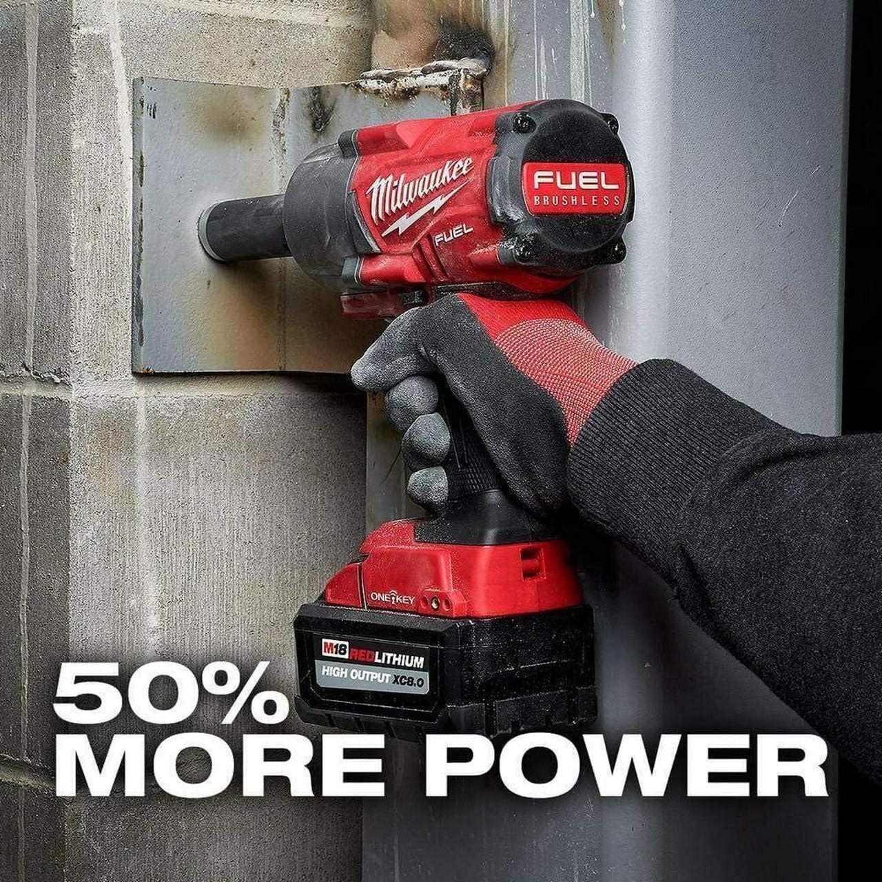 Alt view image 4 of 4 - Milwaukee 48-59-1880 M18 REDLITHIUM HIGH OUTPUT XC 8 Ah Lithium-Ion Battery and M18 /M12 Charger Kit