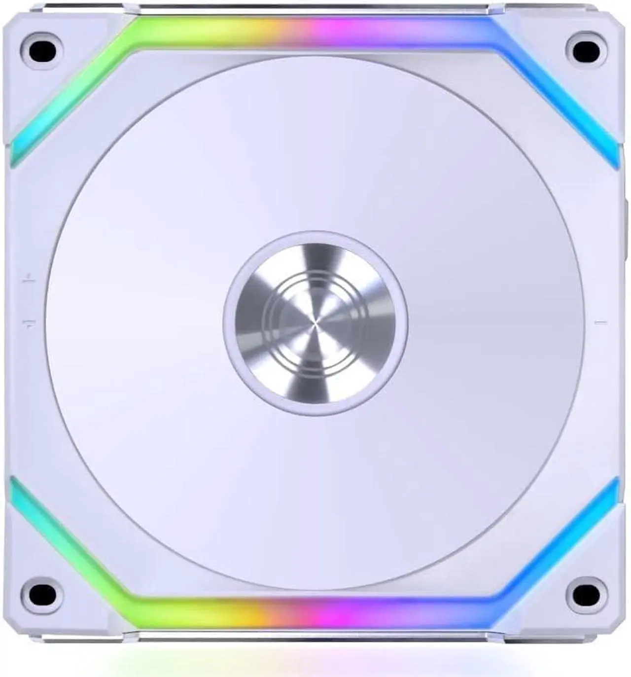 Alt view image 2 of 4 - 9Pack - UNI FAN SL120 V2 RGB Revolutionized Daisy-Chain ARGB Fan 120mm w/controller - White