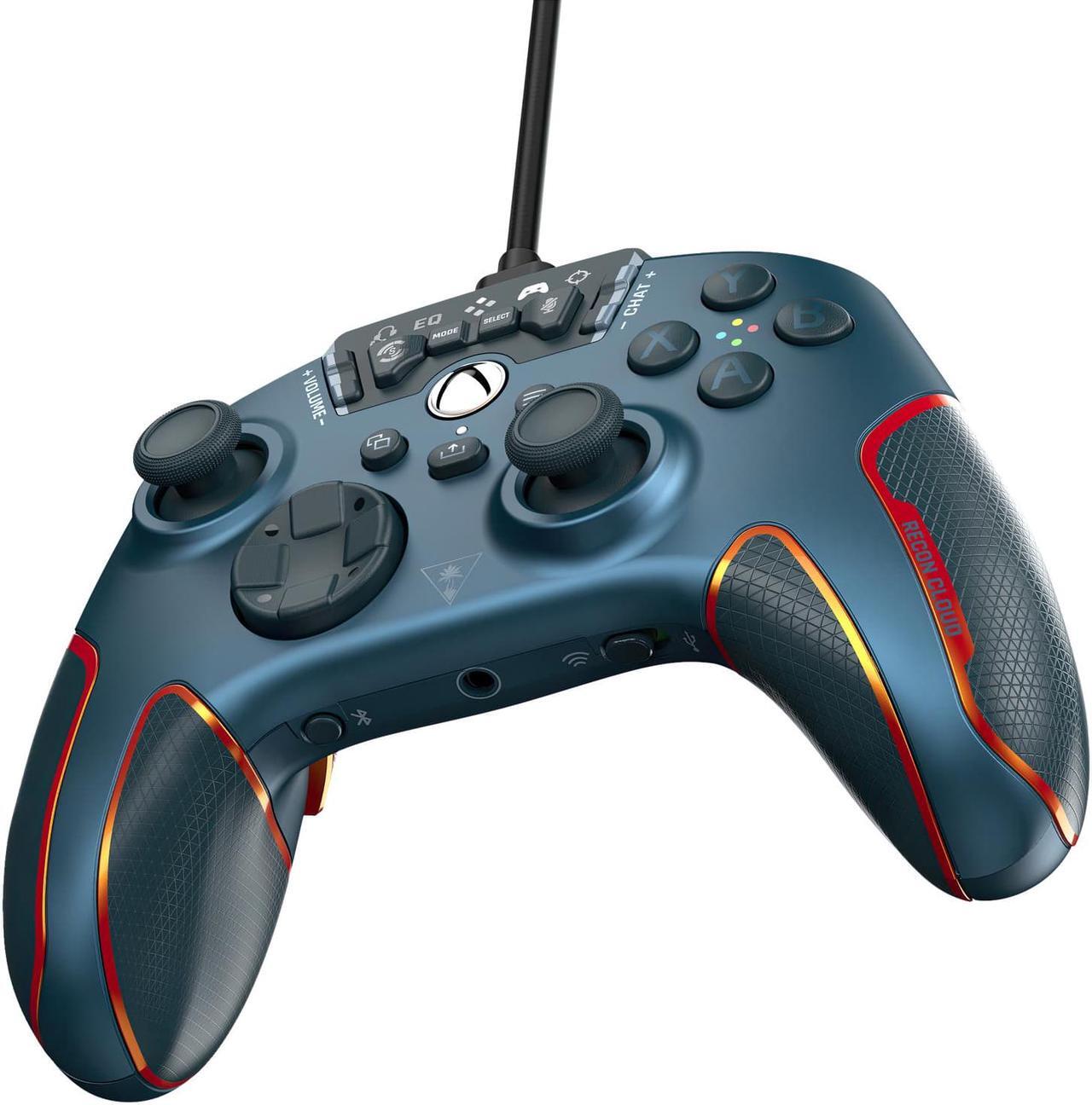 Alt view image 4 of 6 - Turtle Beach Recon Cloud Hybrid Wireless Gaming Controller Wired gaming on Xbox Series X|S, Xbox One, and Windows PCs - Blue Magma