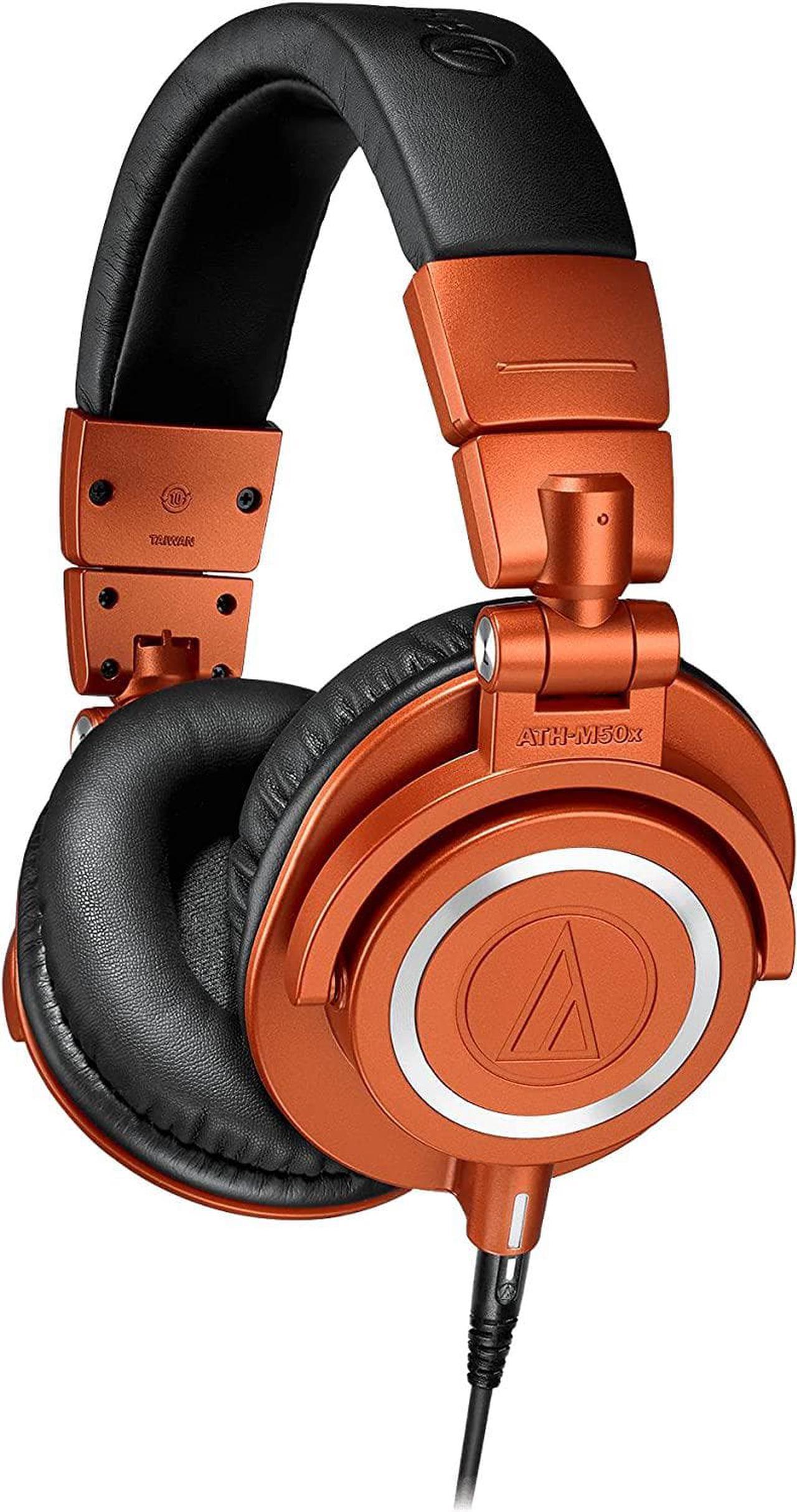 Audio-Technica ATH-M50XMO Professional Monitor Headphones, Metallic Orange