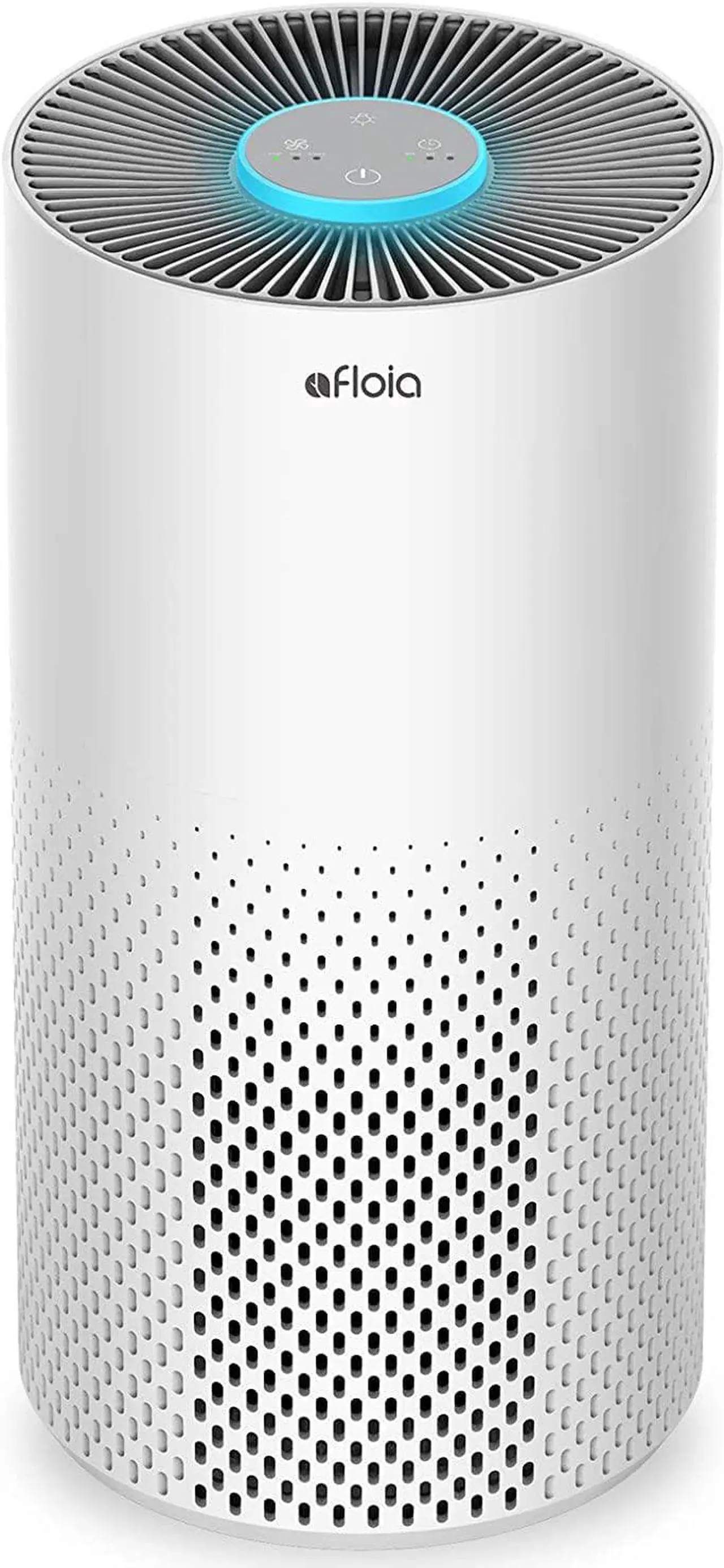 Main image of Afloia Air Purifiers for Home Large Room Up to 1076 Ft², H13 True HEPA Air Purifiers for Bedroom 22 dB, Air Purifiers for Pets Dust Dander Mold Pollen, Odor Smoke Eliminator, Kilo White, 7 Color Light
