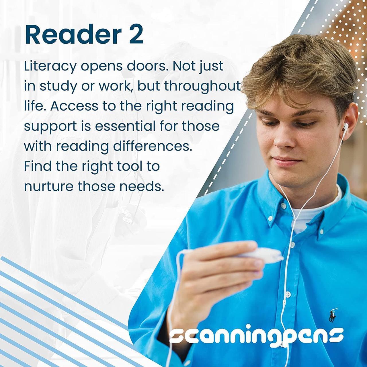 Alt view image 2 of 6 - Text to Speech Reader 2 - OCR Scanning Device for Reading, Literacy & Learning | Assistive Tool for Dyslexia & Learning Differences | Tests, Meetings, Study | Windows & Mac