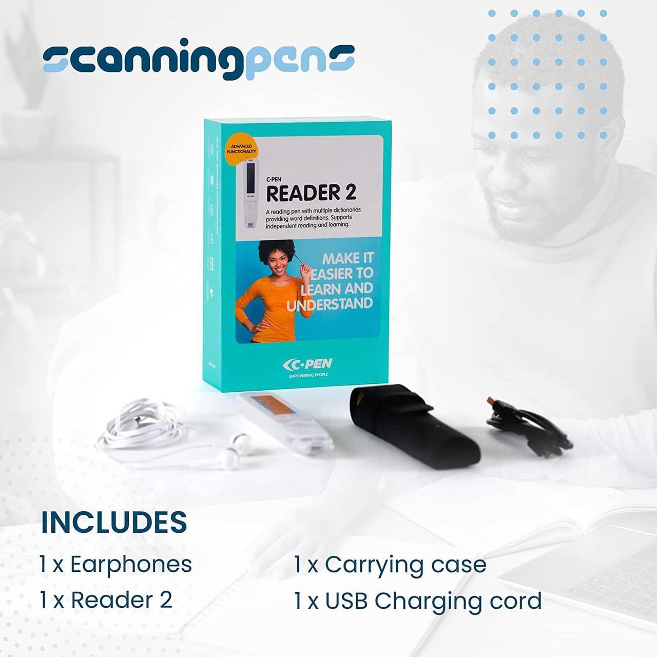 Alt view image 6 of 6 - Text to Speech Reader 2 - OCR Scanning Device for Reading, Literacy & Learning | Assistive Tool for Dyslexia & Learning Differences | Tests, Meetings, Study | Windows & Mac