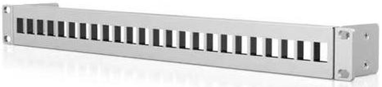 Ubiquiti - Rack Mount Blank Patch Panel 24-Port UBNT 24-port Network Distribution Frame, Network Cable Module Cabinet Cable manager ,24-port Distribution Frame , Aluminum UACC-Rack-Panel-Patch-Blank-2