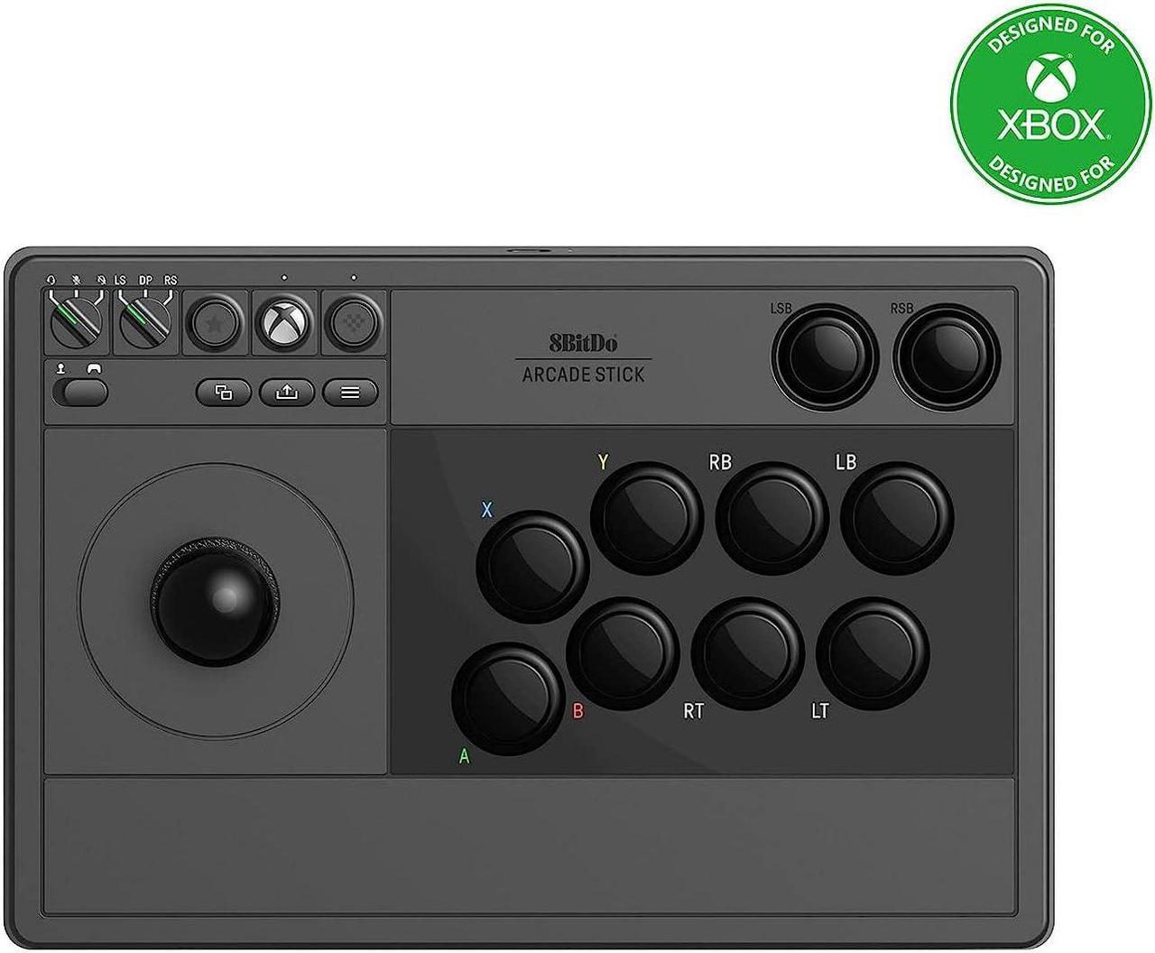 8Bitdo Arcade Stick for Xbox Series X|S, Xbox One and Windows 10, Arcade Fight Stick with 3.5mm Audio Jack - Officially Licensed (Black)