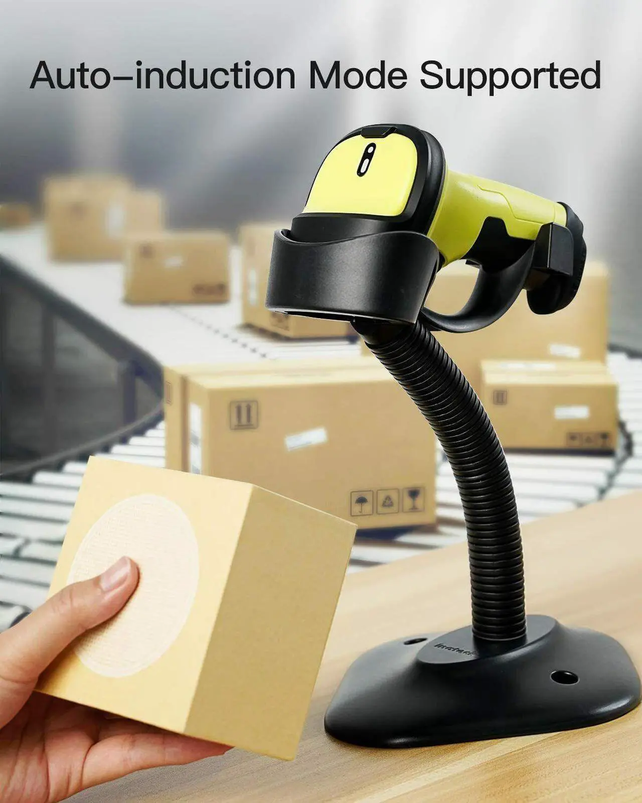 Alt view image 5 of 6 - Inateck Wireless Barcode Scanner Barcode Reader 2.4GHz 35M Range Auto Scanning
